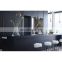 For Customized Prefab Houses American Style Matt Black Custom Kitchen Cabinets