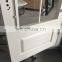 white metal frame popular french design exterior single swing privacy glass anti rust modern front wrought iron door
