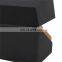 Wholesale luxury aromatic glass jar candle boxes 12 oz paper magnetic clamshell packaging black cardboard box
