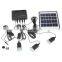 4W Solar Charging System Light USB 6V Mobile Phone Charger Camping Fishing Outdoor Bulb System