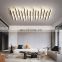 2022 New Modern Home Decorative Ceiling Light Acrylic Creative Wave Surface Mounted Ceiling Lights