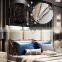 china modern confortable king size teak wood king double bed set designer furniture room luxury latest