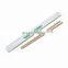 Hot Sale Disposable Round Bamboo Chopsticks with Printed Paper Wrapper