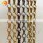 Diy decorative metal anodized aluminium chain link curtain