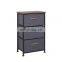 Mirrored comodino Linen Like cream 3 side tables beside bed night stand 1 chest of drawer leg