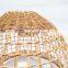 New Arrival 2023 Wicker Woven Lamp Light Shade Hot Unique Rattan Lamp Shade Hanging Pendant Light Best Wholesale