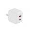 1a1c Output Us Plug 20W Fast Power Adapter 5V 3A, 9V 2.22A USB Transformer 12V 1.67A Type C Mobile Phone PD Charger