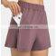 Summer New Anti-sticky Fabric Women Sports Yoga Shorts Gym Wear Hot Pants Fitness Workout Training Running Shorts