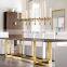 Custom Modern Luxury FONTANELLE Rectangular Brass Glass Chandelier for Kitchen Restaurant Living Room Hotel Decorative Lighting