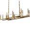 Factory Hot Sale Nostalgic Hardware Decorative Chandelier Living Room Crystal Pendant Light