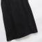 Elegant women's temperament V-neck sleeveless mid length backless dress, small black dress