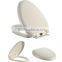 HL-049 MEIYE PP 470*365*64mm Round Soft-closing Toilet Seat Cover Ramp Down Toilet Lid