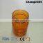 Hot Sale 470ml Orange Hanging Glass Vase/home Decoration Flower Vase