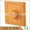 A series yellow wood series rotary switch, 3 speed rotary dan switch, dimmer switch                        
                                                                                Supplier's Choice