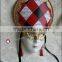 Ceramic Face Pierrot Clown Mask Accent Table LAMP, Art Deco Sad Face Tear RARE!