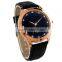 FT1438 China black dial stainless steel back japan movt ladies watch