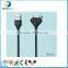 High quality Remax Mobile phone accessories 2 in 1 USB data cable for Apple/Micro