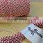 50 m - Red & White Bakers, Butchers, Craft, Parcel String Twine