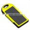 S01 shenzhen factory New design 5000mah solar power bank