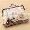 Top Leather Character Small Wallet Girls Change Pocket