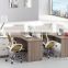Cheap Oak Color Modern Office Counter Table Design Workstation(SZ-WS599)