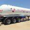 3 axles lpg tank trailer, 3 axle lpg propane tank semi trailer, 40ft lpg container