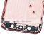 In Stock original gold housing for iphone 5 rose gold diamond housing