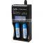 18650 /26650/16340 Battery Dual Slots Chareger With HD LCD Display