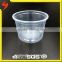 OEM PP Clear Disposable Takeaway Plastic 18oz/590ml Lunch Bowl with Lid