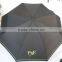 3 folding polyester parasol umbrella Portable check man's umbrella