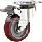 304 Stainless Steel Medium duty Casters with PU Wheel