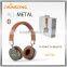 OS-T23 Stereo Gaming headphone bluetooth metal headphones overhead titanium headphones