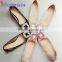 Customized handmade rhinestone flat shoes for ladies
