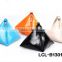 LCL -B1301082 raw cut bi color pvc semi pu cluth envelope cosmetic bag doument holder mini pad pouch