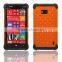 2015 New arrival china  hot selling tough hard durable case bling crystal PC+Silicone hybrid case cover for Nokia N9