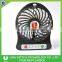 Mini Portable Fans Rechargeable Battery Powered Outdoor Camping Office USB 3 Speeds Fan