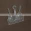 hanging transparent female bra/bust/underwear mannequin for sale with hook