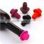 keep fresh unti-dust airtight silicone screw wine stopper