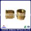 Diamond knurling brass insert nut