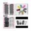 Water Transfer Nail Art Sticker Minx Manicure Decoration Styling Tools Nail Wraps Decals Plaid Design Nail Polish Sticker