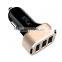 2015 Hotest Micro UBS Car Charger,Portable Car Battery Charger,3 Port Usb Car Charger With CE FCC ROHS