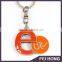Custom popular design soft enamel orange shopping cart token