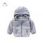 DB3076 dave bella spring new arrivel infant clothes toddler coat baby outwear hoodie wholesale baby clothes children hoddies