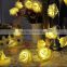 3M 20 LED Rose Flower Fairy String Lights Wedding Party Christmas Decoration NEW