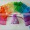 YIWU RODA 100%Organza Multicolor optional size can be customized gift draw string bag