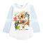 (F6849) 18m-6y nova printed floral t shirts cheaper clothes wholesale
