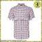 China OEM Check Shirt Supplier/Tall Fitted Modern Men's Check Shirt