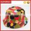 A-1308 Outdoor Funny Kids Bucket Cap Kids Floral Bucket Hat Children Sun Bucket Hat