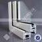 Horizontal Opening Style Upvc Plastic Casement Window Profile; PVC Casement Profile