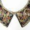 Shape U Beaded Collar Rhinestone Beaded Neckline